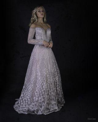 Annika Heieck wearing Catwalk Couture - a total princess gown.