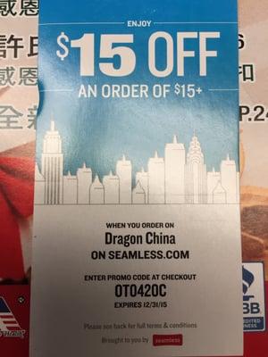 Please come enjoy the coupon while it's here!