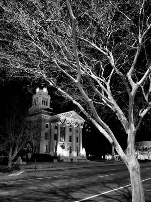 UPSON COUNTY COURTHOUSE during Christmas season 2017.