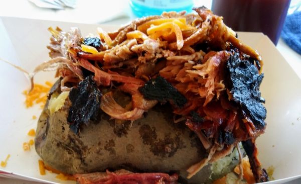 Pulled pork potato