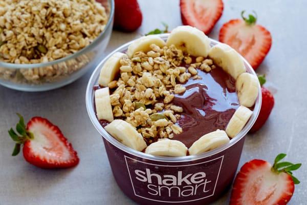 Original Acai Bowl...Organic Acai + Organic Granola + Bananas = Spoonfuls of deliciousness