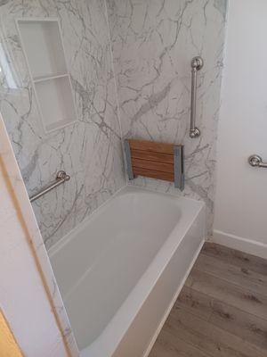 Complete bath remodel