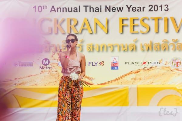 One of the Thai performers at the 10th Annual Thai New Year Festival. Photo credit: Tumd Thecelebspy