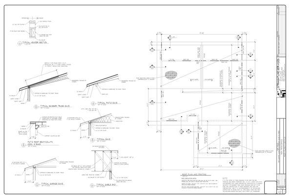 Roof Plan and details