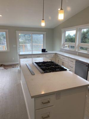 Kitchen island pendants