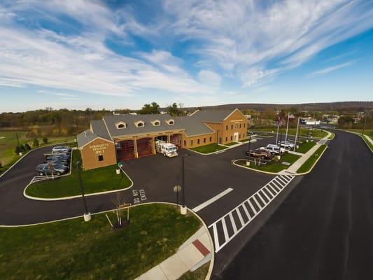 Aerial of Springettsbury Township Fire Station