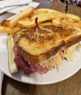 Reuben with fries