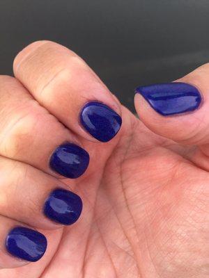 Linda does such a beautiful job with SNS nails. New color!