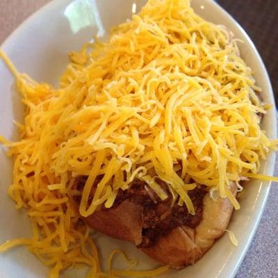 Coney cheese dog