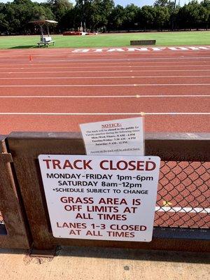 Cobb Track At Angell Field