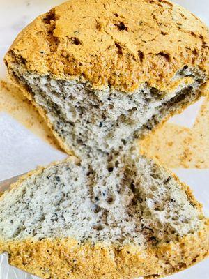 Black Sesame sponge cake