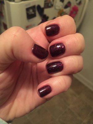 Midnight Martinis No Chip Manicure!!!