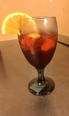 Strawberry moscato sangria