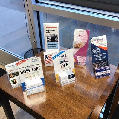 Assorted medical pamphlets.