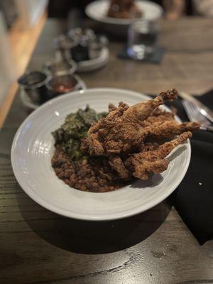 Fried quail