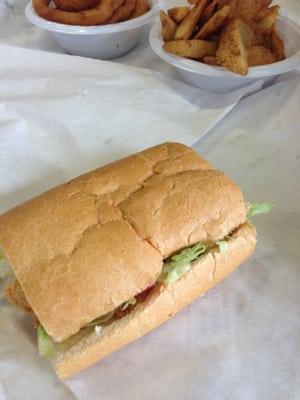 Shrimp po-boy