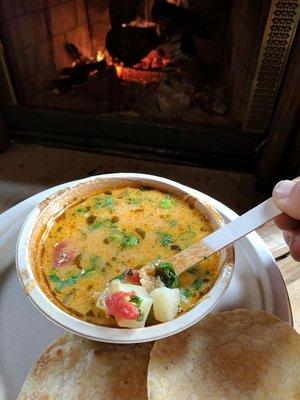 Hot, steamy comfort food. Soups are a regular weekly special in the winter!