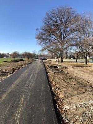 Paved trail section