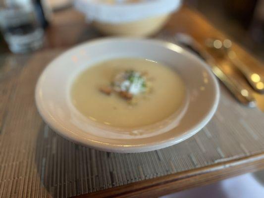 Lentil and potato soup- restaurant week prefix appetizer