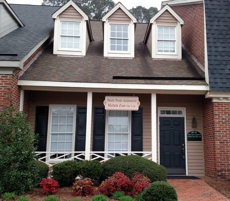 Office located inside Healthpoints Acupuncture 833 D Wake Forest Business Park