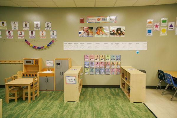 Every item in each of our rooms is intentional and purposeful to support child safety, learning, and fun!