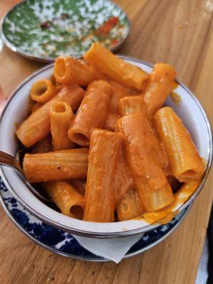 Kids Rigatoni with vodka sauce