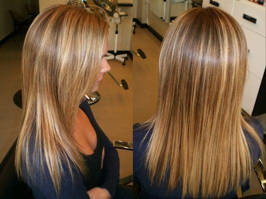 Balayage highlights