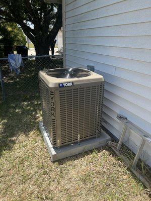 Newly installed condenser