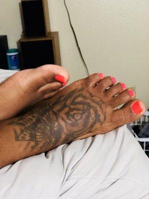 Diva Pedicure (with shellac polish)