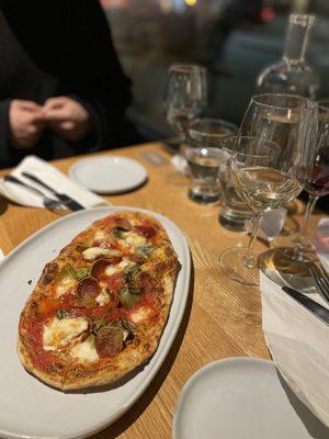 Leek flatbread