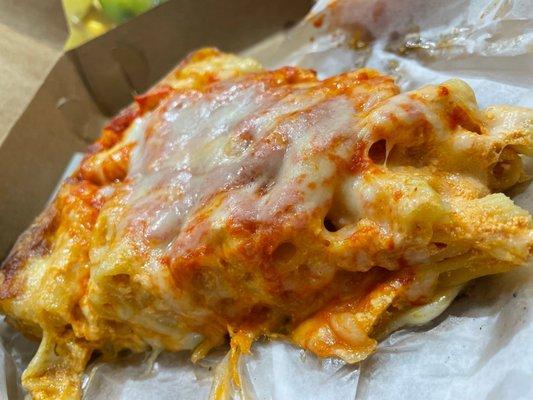 Famous Ziti Pie Slice