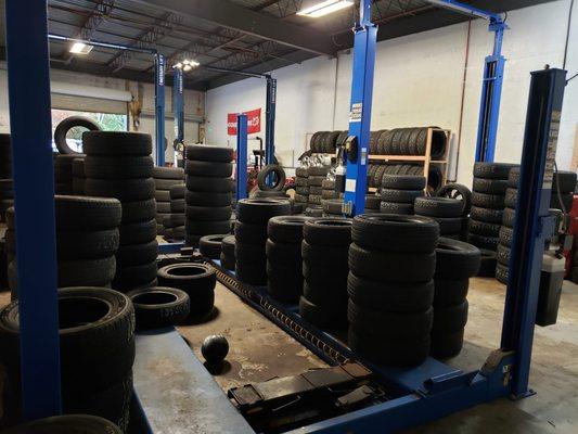 We have New and Used Tires for any truck/car/suv