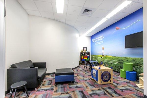 Scholfield Honda Kid's Zone play room, East Kellogg Drive