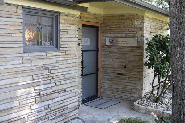 Front Door of our Office at Anderson Mill Road