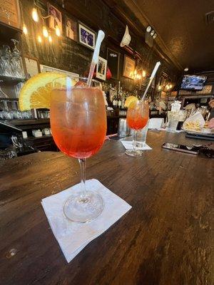 Aperol spritz - friendliest bartenders ever