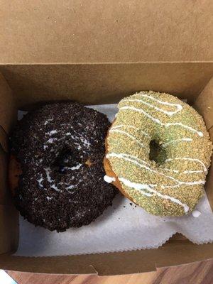 Cookies-n-Cream Donut / Key Lime Donut