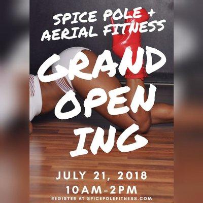 Come to our 4-Hours of Spice Grand Opening! Saturday; July 21, 2018. 10am-2pm.