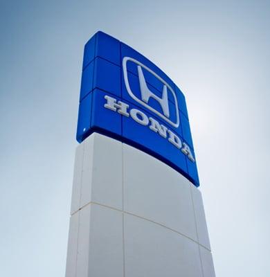 Honda sign in front of Continental Honda.