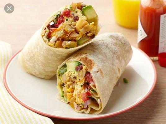 Breakfast burritos