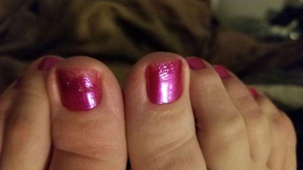 Misheel Pedicure = Epic Fail