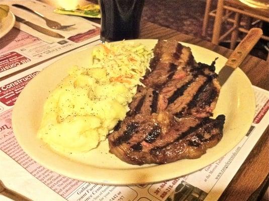 16 oz. Ribeye Steak ($20)