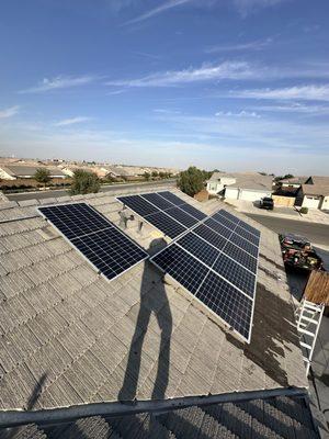 Solar cleaning