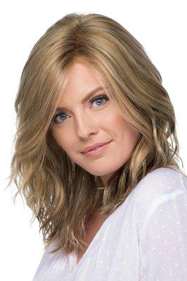 'Ocean'  Below the shoulder with loose waves. Very natural front lace hair replacement wig