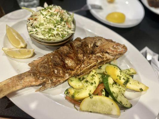 Deep Fried Whole Snapper