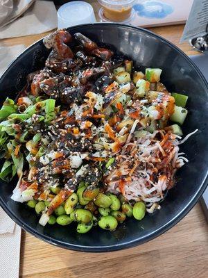 Custom Salmon Poke Bowl