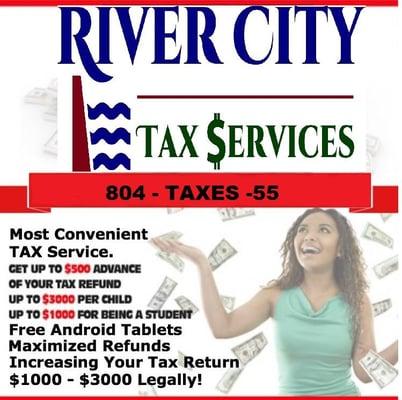 The advantages of filing with River City Tax Services Richmond VA