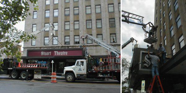 the Rococo Theatre Renovation #Rococo #Theatre #NE #Electrician