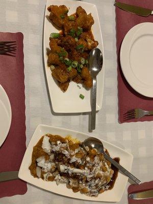 Gobi manchurian and Aloo Tikki Chaat