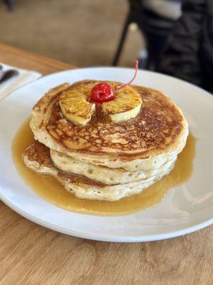 Ricotta hotcakes - a LOT of food