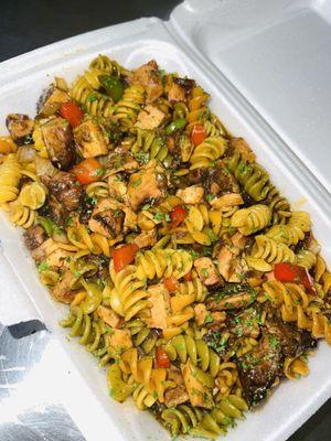 Jerk Veggie Pasta